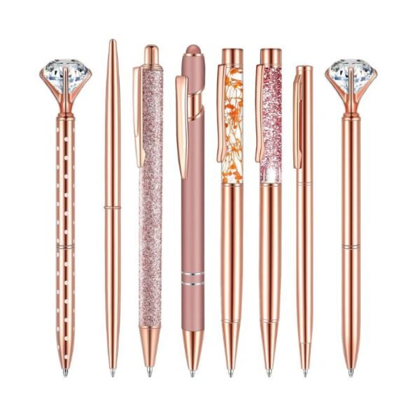 Supervitae 8 Pcs Ballpoint Pen for Women Fancy Gifts